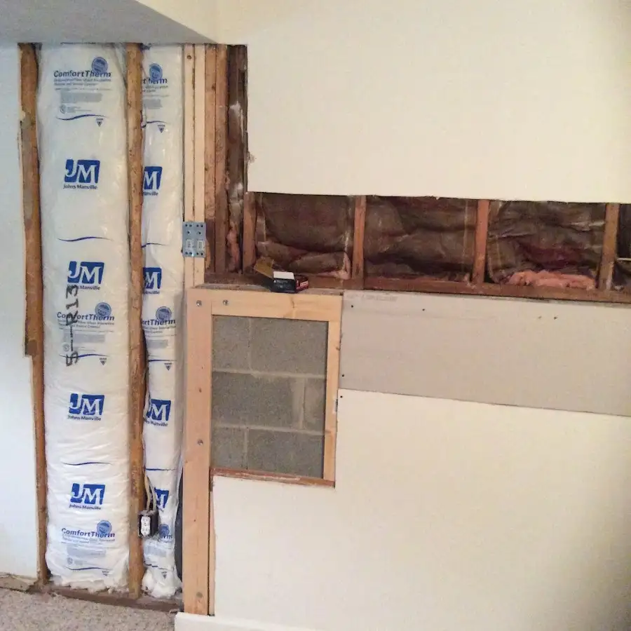 Wall insulation replacement during Odor Removal & Deodorization in Fort Shawnee